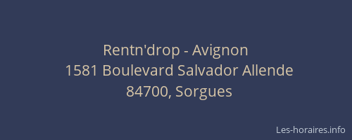 Rentn'drop - Avignon