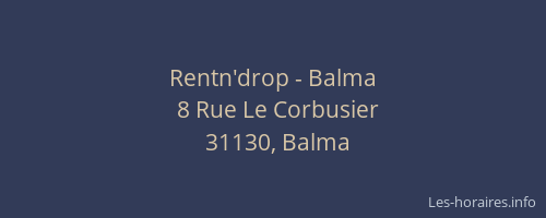 Rentn'drop - Balma
