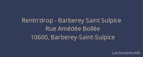 Rentn'drop - Barberey Saint Sulpice