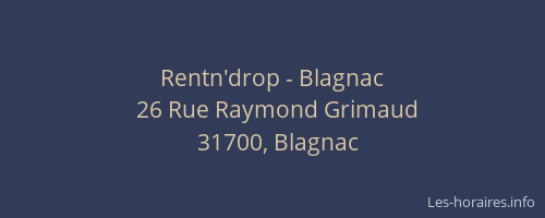 Rentn'drop - Blagnac