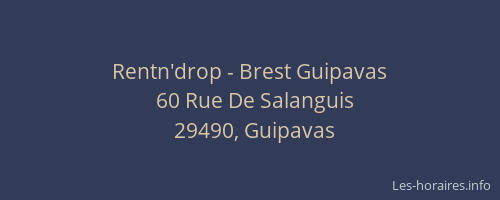 Rentn'drop - Brest Guipavas
