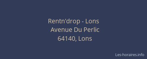 Rentn'drop - Lons