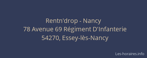 Rentn'drop - Nancy