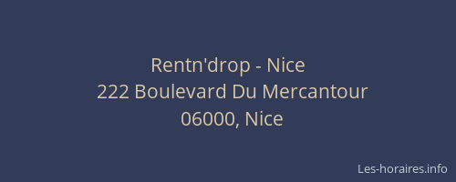 Rentn'drop - Nice