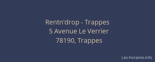 Rentn'drop - Trappes