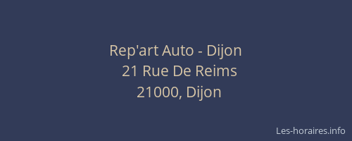 Rep'art Auto - Dijon