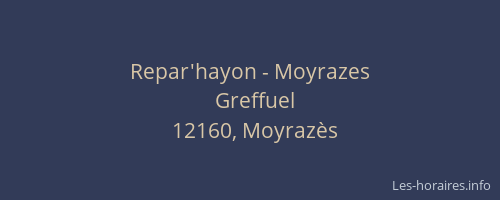 Repar'hayon - Moyrazes
