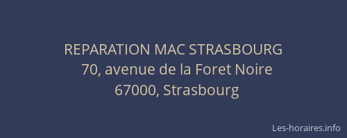 REPARATION MAC STRASBOURG
