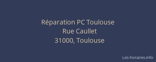 Réparation PC Toulouse