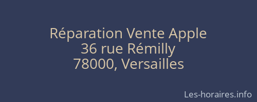 Réparation Vente Apple