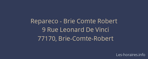 Repareco - Brie Comte Robert