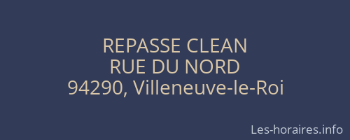 REPASSE CLEAN