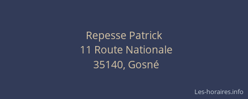 Repesse Patrick
