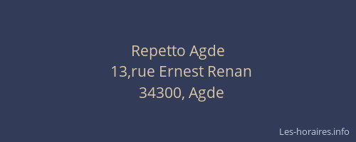 Repetto Agde
