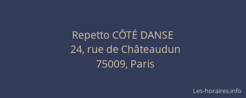 Repetto CÔTÉ DANSE