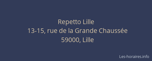 Repetto Lille