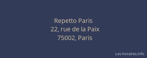 Repetto Paris