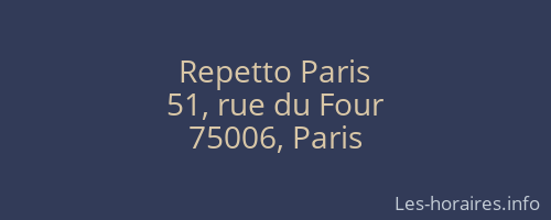 Repetto Paris