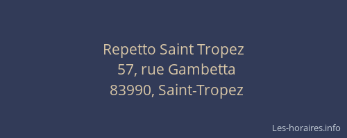 Repetto Saint Tropez