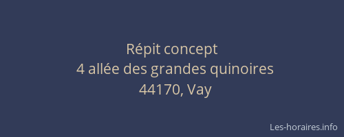 Répit concept