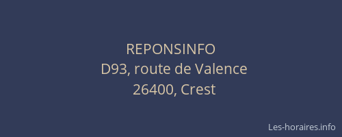 REPONSINFO