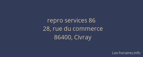 repro services 86