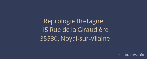 Reprologie Bretagne