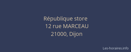 République store