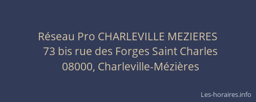 Réseau Pro CHARLEVILLE MEZIERES