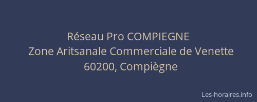 Réseau Pro COMPIEGNE
