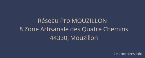 Réseau Pro MOUZILLON