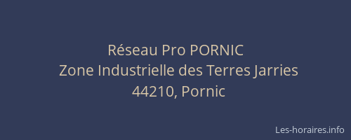 Réseau Pro PORNIC