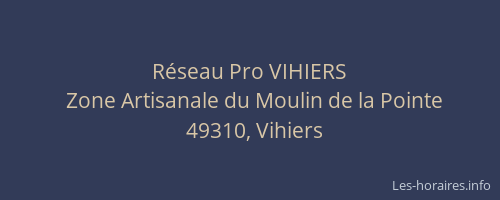 Réseau Pro VIHIERS