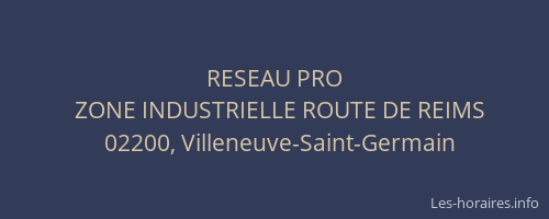RESEAU PRO
