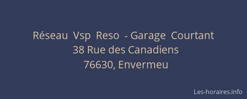 Réseau  Vsp  Reso  - Garage  Courtant