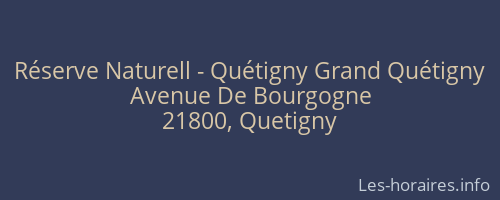 Réserve Naturell - Quétigny Grand Quétigny