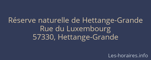 Réserve naturelle de Hettange-Grande