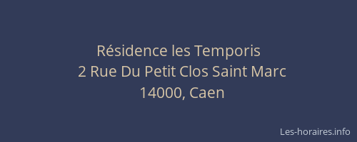 Résidence les Temporis