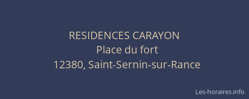 RESIDENCES CARAYON
