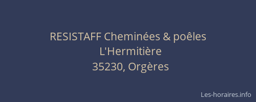 RESISTAFF Cheminées & poêles