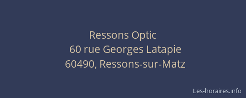 Ressons Optic