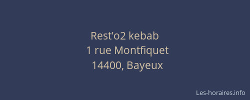 Rest'o2 kebab