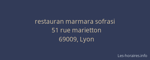 restauran marmara sofrasi
