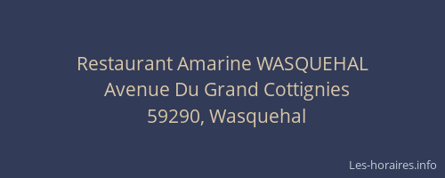 Restaurant Amarine WASQUEHAL