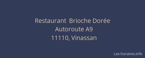 Restaurant  Brioche Dorée