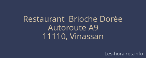 Restaurant  Brioche Dorée