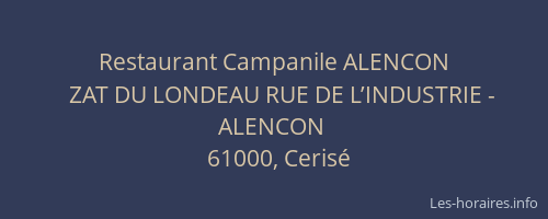 Restaurant Campanile ALENCON