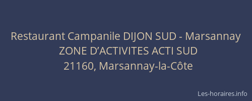 Restaurant Campanile DIJON SUD - Marsannay