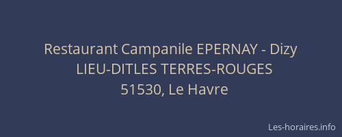 Restaurant Campanile EPERNAY - Dizy