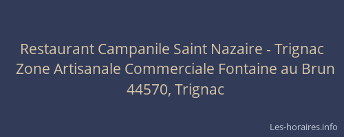 Restaurant Campanile Saint Nazaire - Trignac
